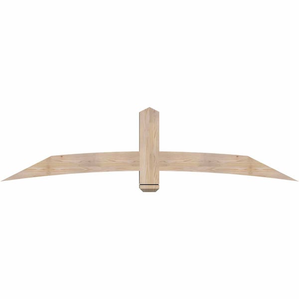 Ekena Millwork Bellingham Smooth Timber Gable Bracket, Douglas Fir, 84"W x 21"H x 5 1/2"D x 5 1/2"F, 6/12 Pitch GBW084X21X0606BEL00SDF - main